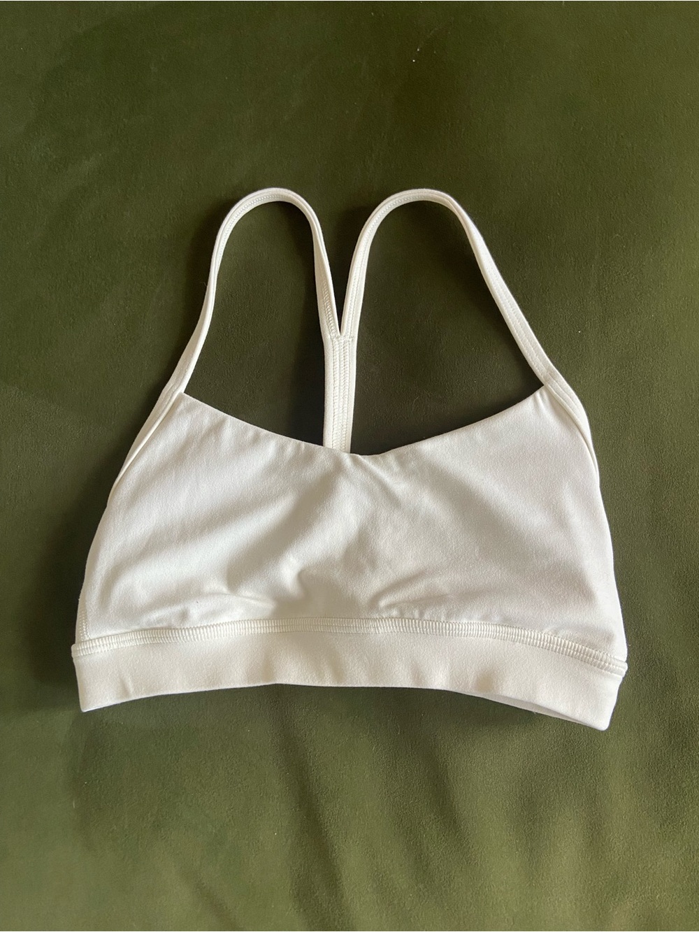 Lululemon Flow Y Nulu Bra - Lemon Sorbet